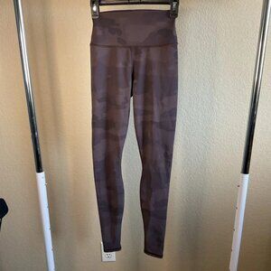 ALO Yoga Womens High-Waist Vapor Leggings Size XS- Coco Camo
